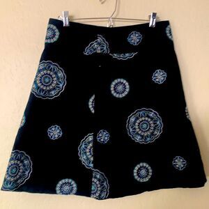 Heart and Soul embroidered skirt